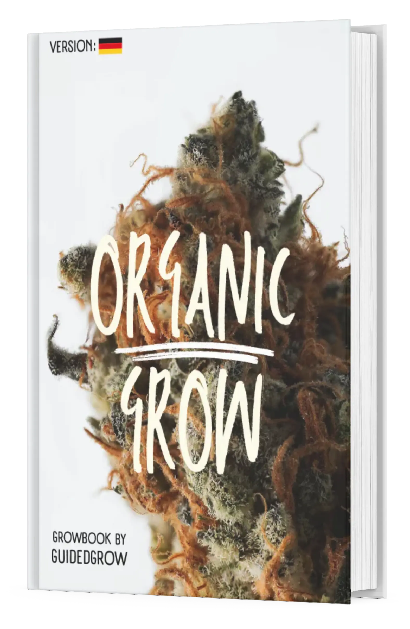 Ein Buch zum Thema "organischer Anbau von Cannabis" von Guidedgrow